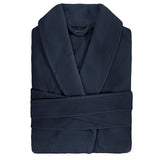 Commercial Waffle Robe Navy - BAMBURY