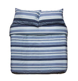 King Indiana Blue Quilt / Duvet Cover Set- Bambury