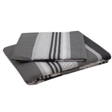 KIng Single Indiana Grey Quilt / Duvet Cover Set- Bambury