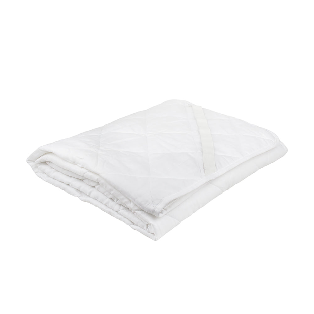 Single Villa Basic Strapped Mattress Protector- Bambury