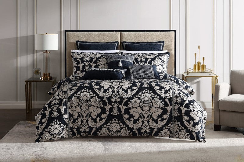 Super King Duvet Cover Set - Coronet Ink by Da Vinci