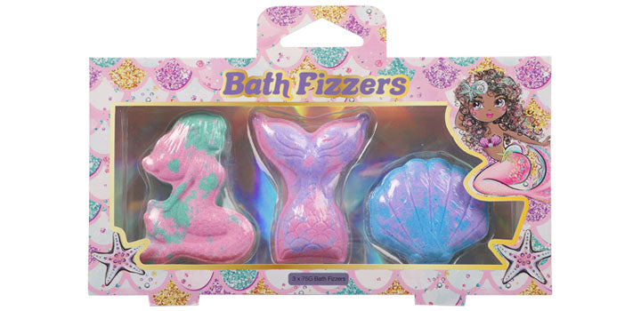 MERMAID TALES BATH FIZZER 3PK - Set of  3