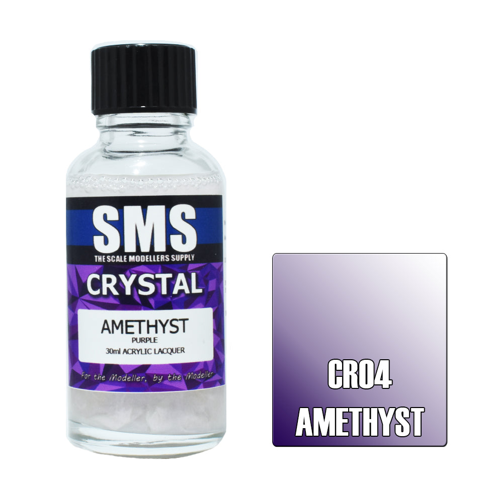 AIRBRUSH PAINT 30ML CRYSTAL AMETHYST ACRYLIC LACQUER
