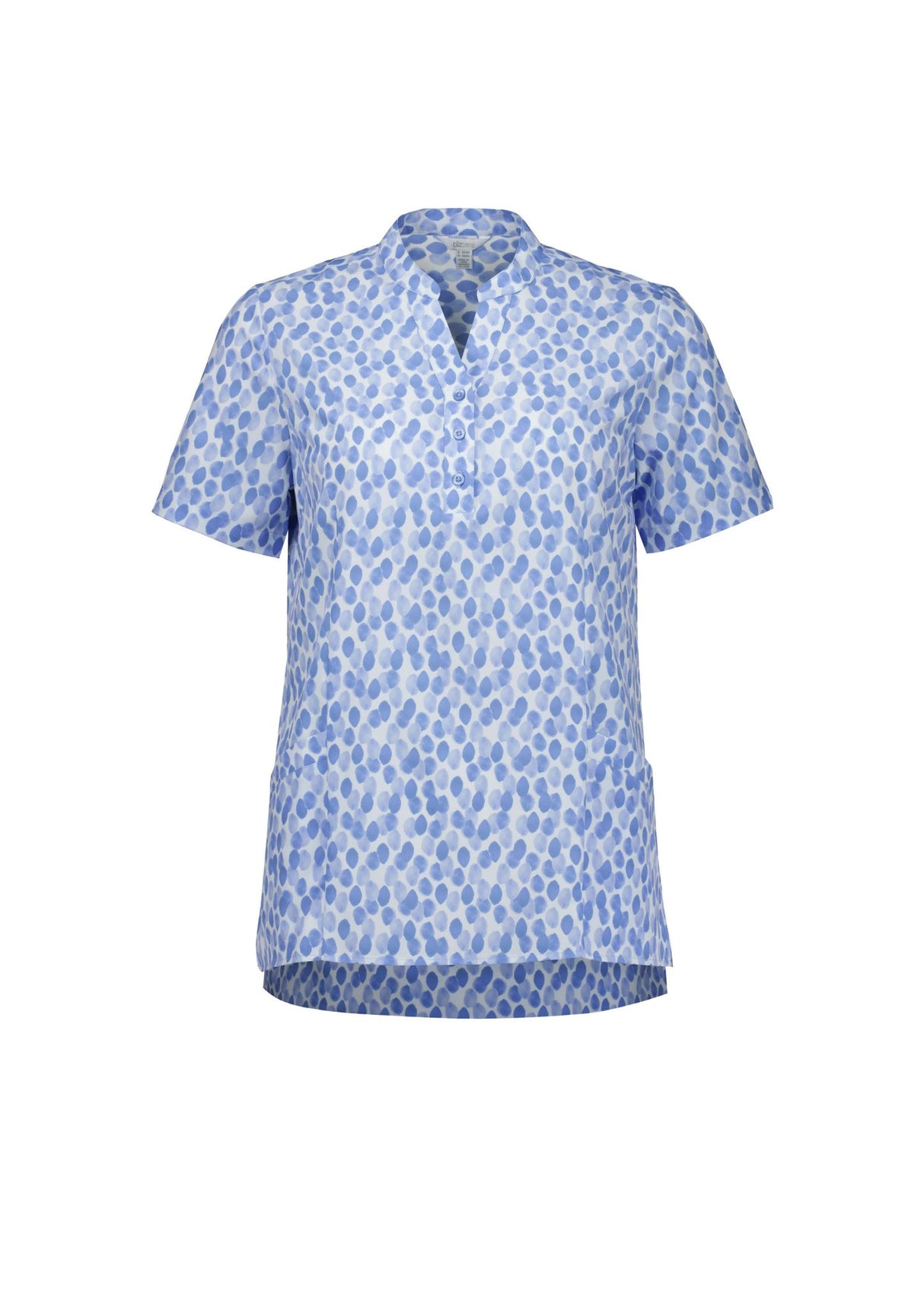 Florence Womens Stardust Print Tunic - Mid Blue