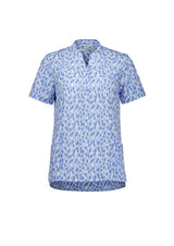 Florence Womens Stardust Print Tunic - Mid Blue