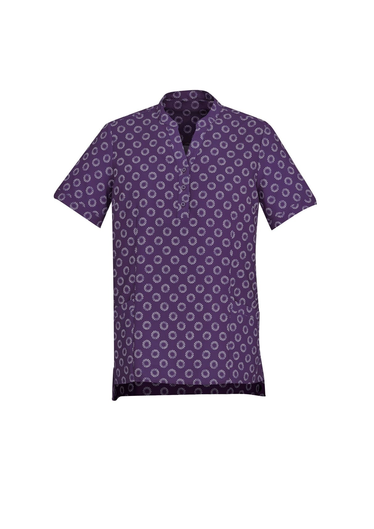 Florence Womens Daisy Print Tunic - Purple