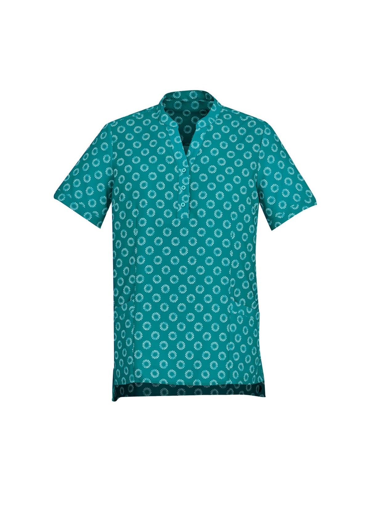 Florence Womens Daisy Print Tunic - Teal