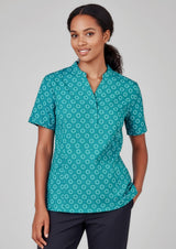 Florence Womens Daisy Print Tunic - Teal