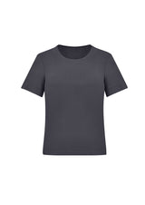 Marley Womens Short Sleeve Jersey Top - Charcoal