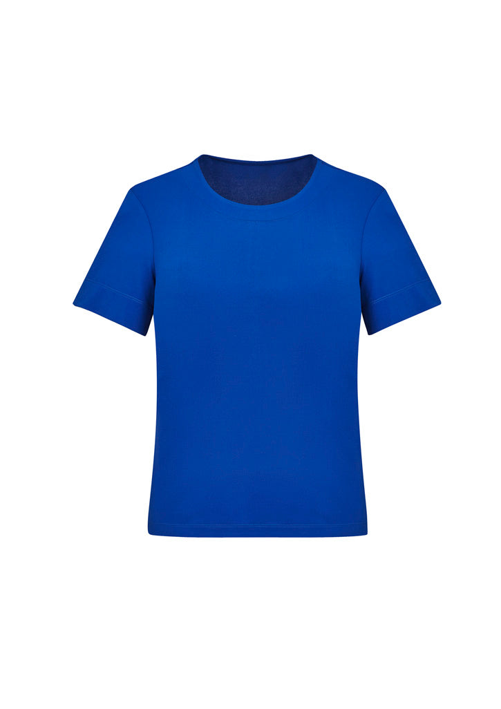 Marley Womens Short Sleeve Jersey Top - Electric Blue