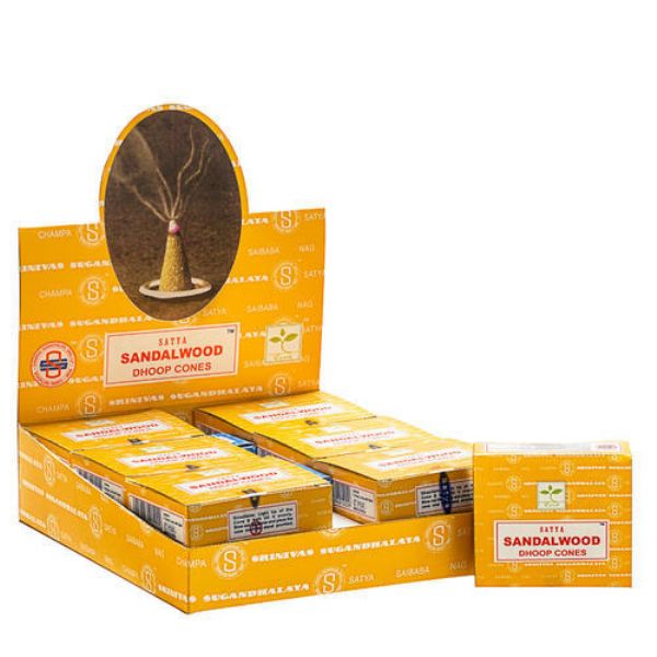 Satya Sandalwood Dhoop Cones