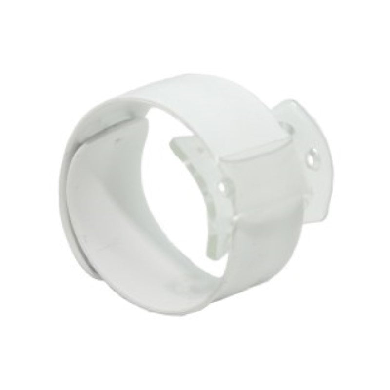 Florist Supplies - Corsage Snap Wrist Band White with Plastic Attachment