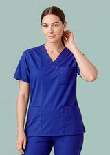 Hartwell Unisex Reversible Scrub Top - Black