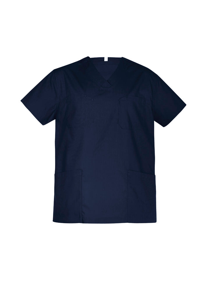 Hartwell Unisex Reversible Scrub Top - Midnight Navy
