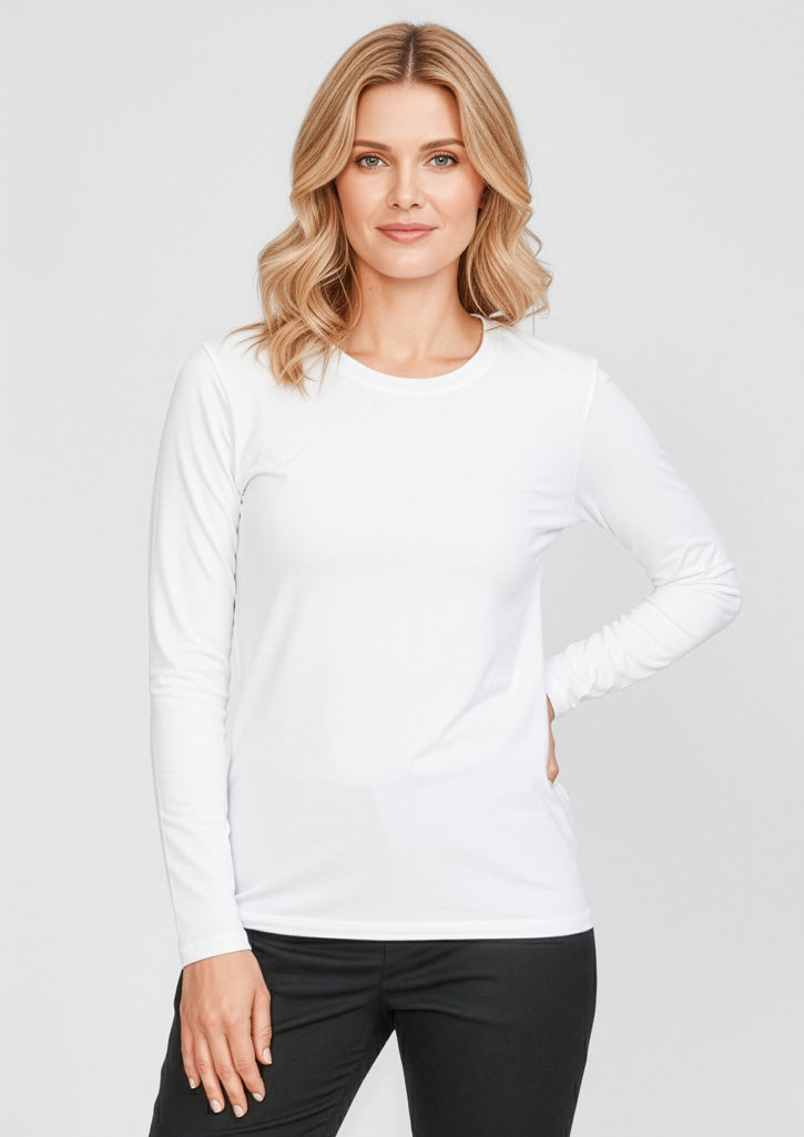 Performance Womens Long Sleeve Tee - Black