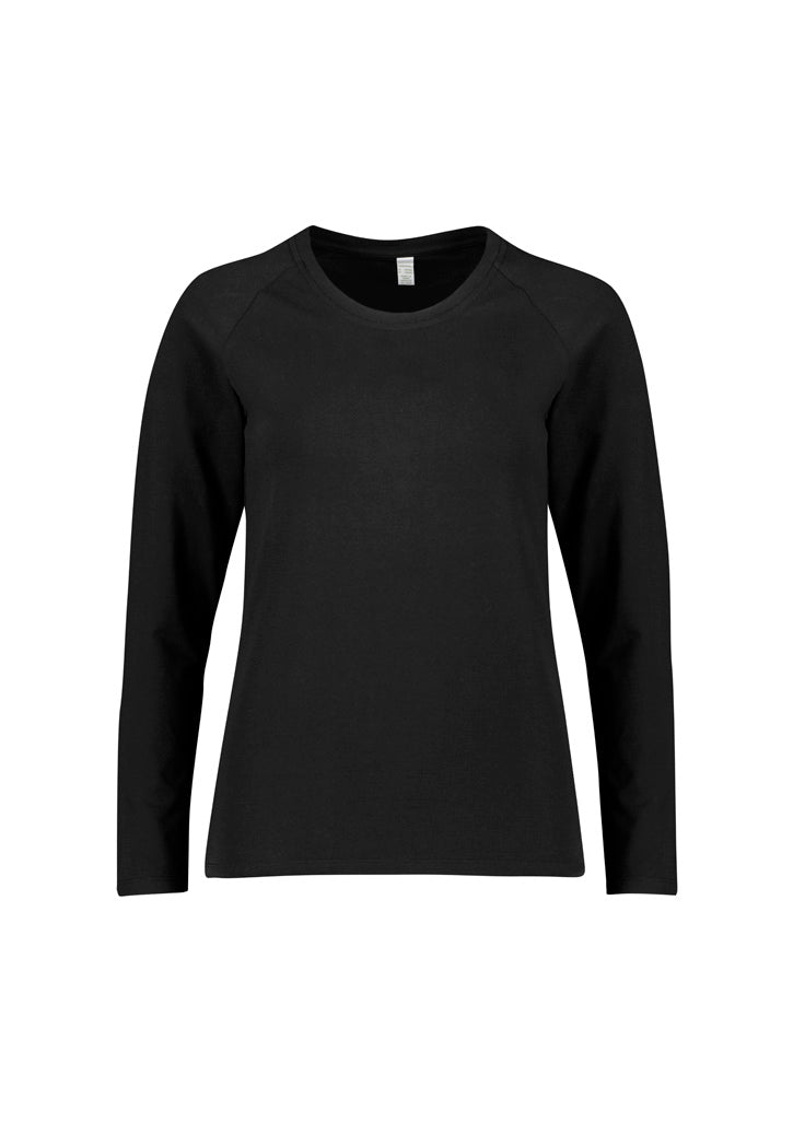 Performance Womens Long Sleeve Tee - Black