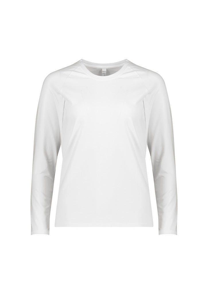 Performance Womens Long Sleeve Tee - White