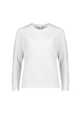 Performance Womens Long Sleeve Tee - White