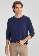 Performance Mens Long Sleeve Tee - Midnight Navy