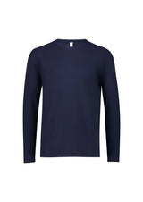 Performance Mens Long Sleeve Tee - Midnight Navy