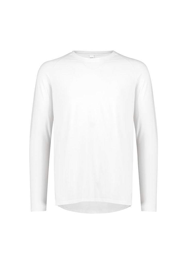 Performance Mens Long Sleeve Tee - White