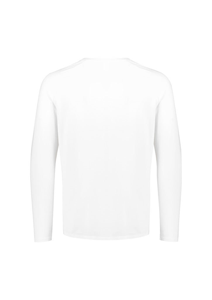 Performance Mens Long Sleeve Tee - White