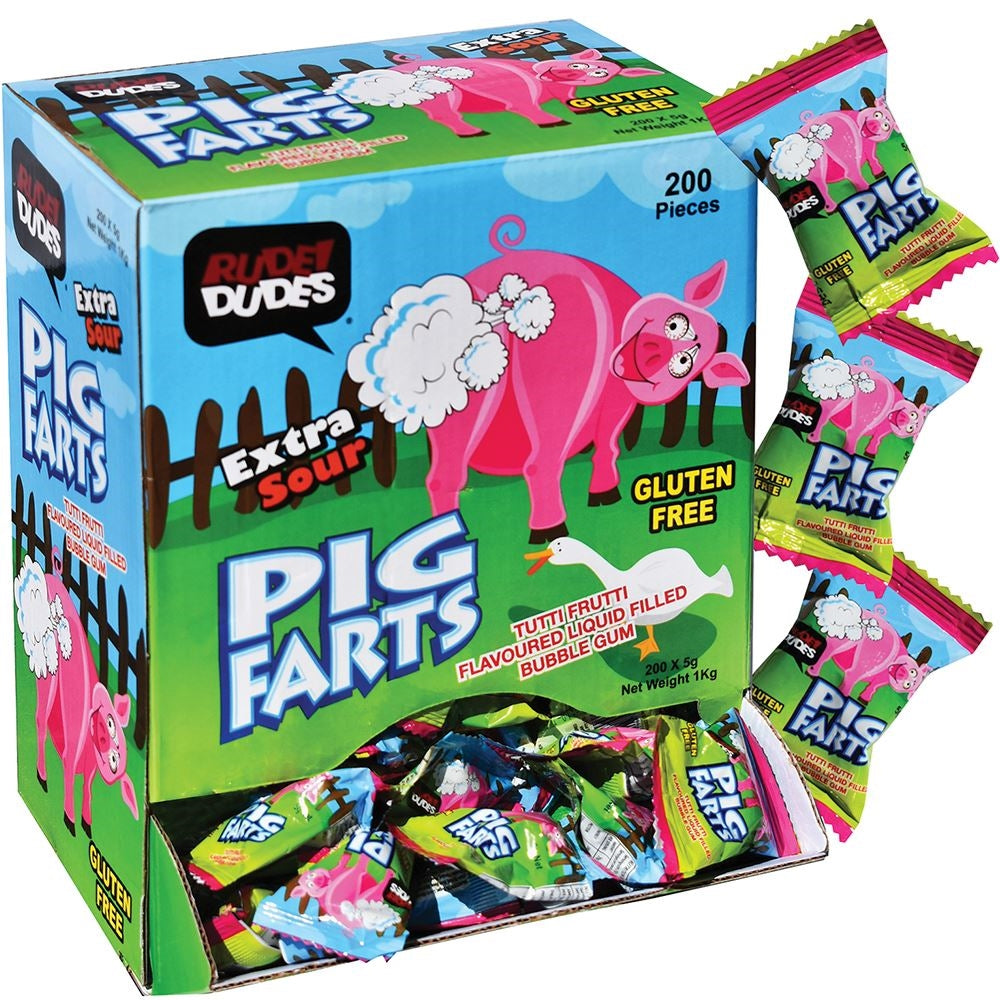Rude Dudes Pig Farts 5g - Pack of 200