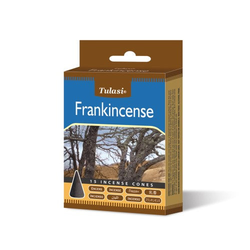 Incense - Tulasi Frankincense Cones (Set of 12)
