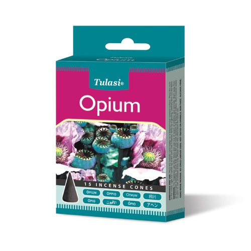 Incense - Tulasi Opium Cones (Set of 12)
