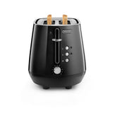 2 Slice Toaster - De'Longhi Eclettica CTY2003.BK (Bold Black)