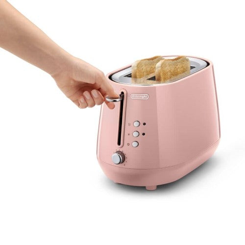 2 Slice Toaster - De'Longhi Eclettica CTY2003PK (Pink)