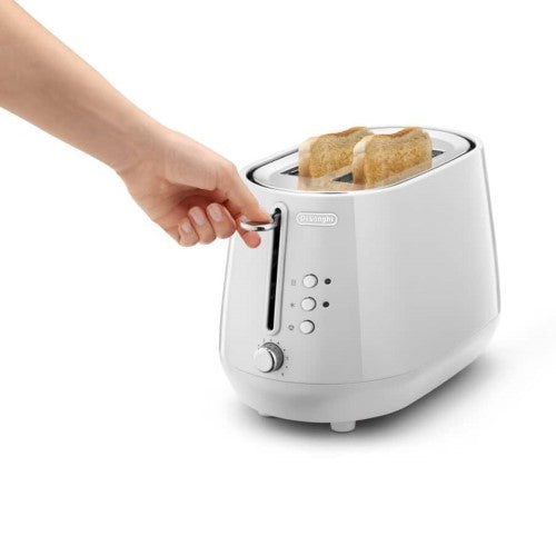 2 Slice Toaster - De'Longhi Eclettica CTY2003.W (Whimsical White)