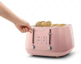 4 Slice Toaster - De'Longhi Eclettica CTY4003PK (Pink)