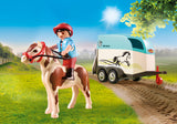Playmobil Car with Pony Trailer