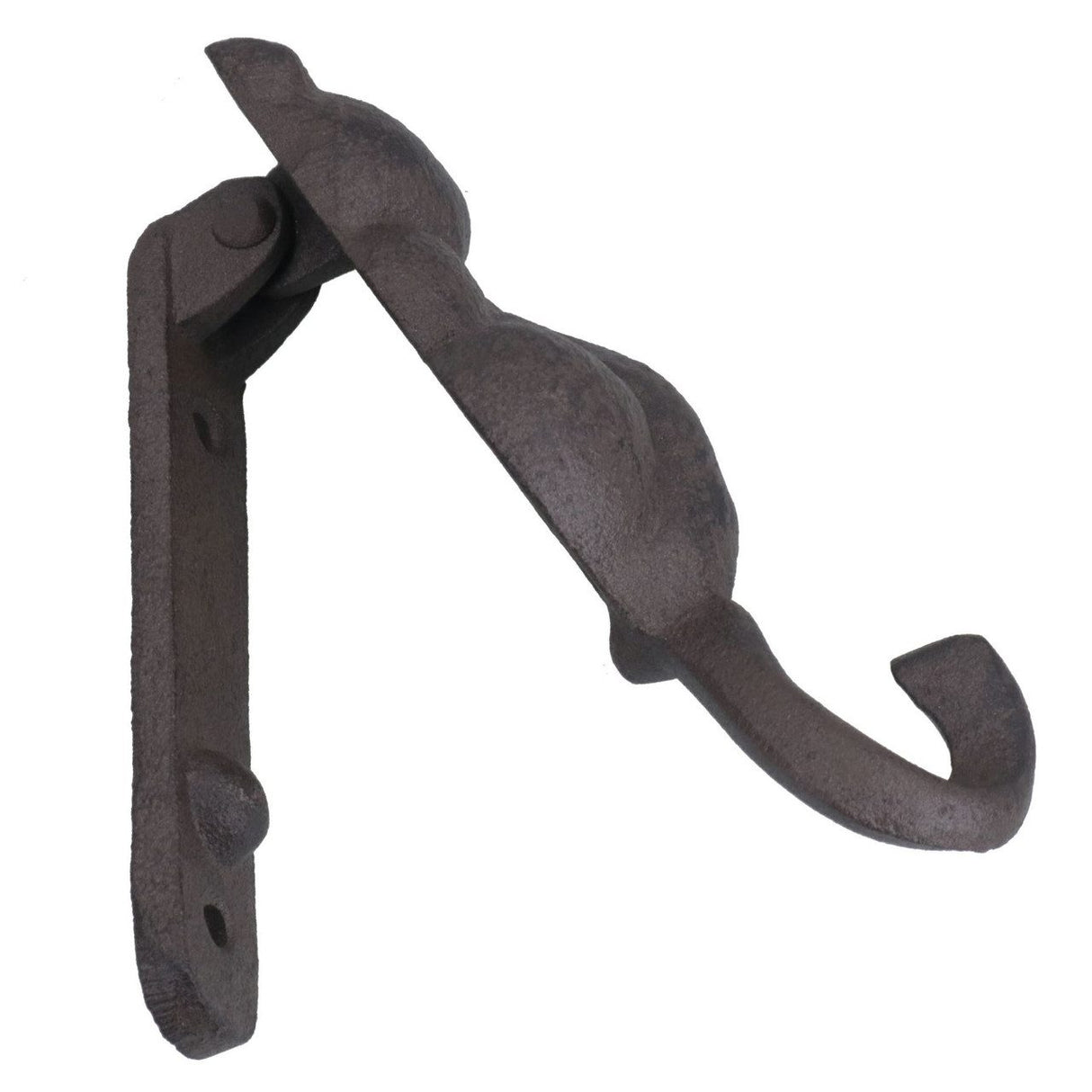 Whimsical cast iron cat door knocker measuring 14.5 cm, perfect for adding charm to your entryway.