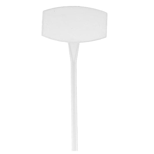 Plastic Price Label White pk10