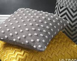 Stylish Charley Dove square cushion in soft neutral color, perfect for enhancing comfort and decor in any space.