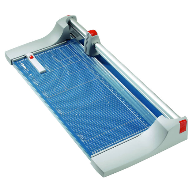 Dahle Premium Trimmer A2 444 with 670mm cutting length, automatic clamping, and durable design for precise cutting.