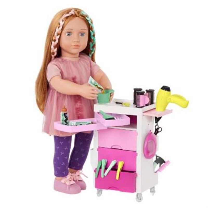 Our Generation Accessory - Salon Cart w Accessories