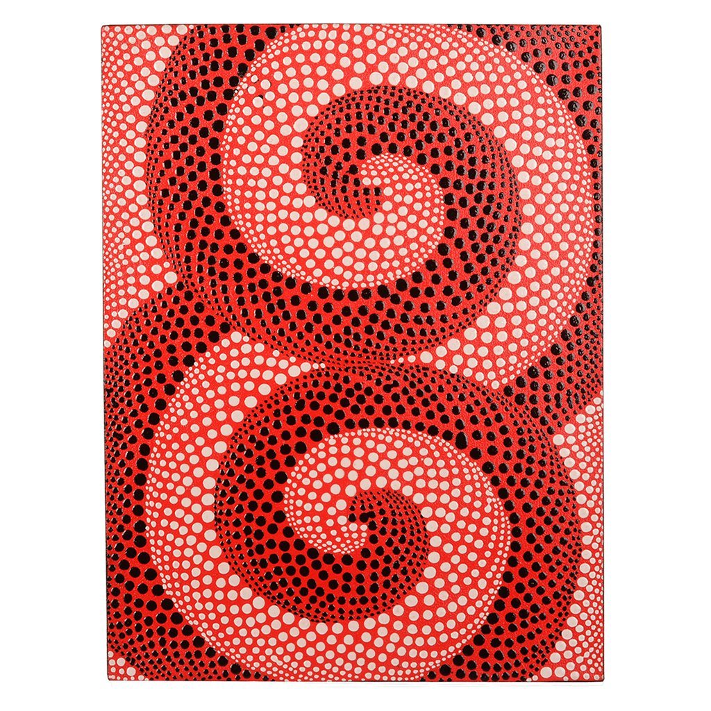 Canvas Red Koru Wall Art