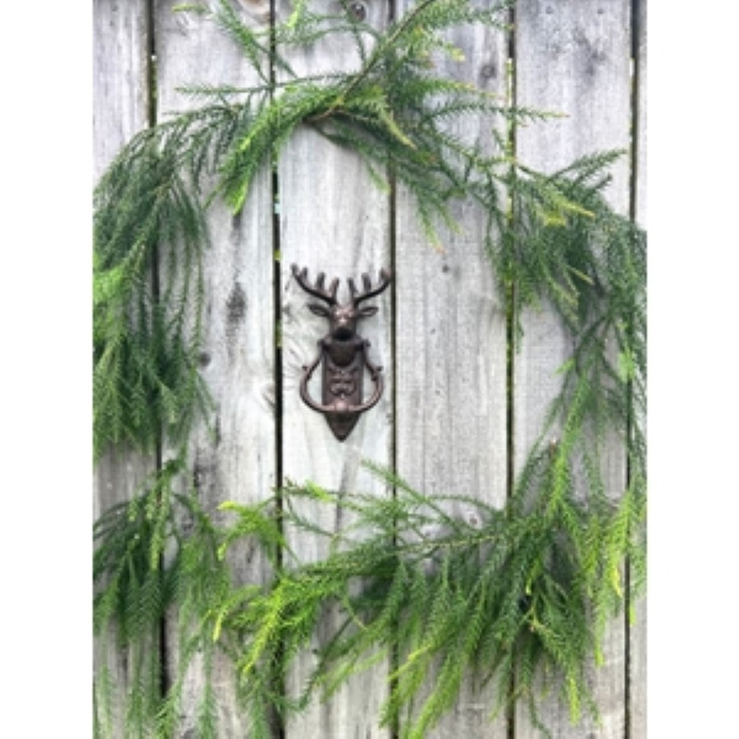 Door Knocker - Cast Iron Deer (13 x 6 x 23cm)