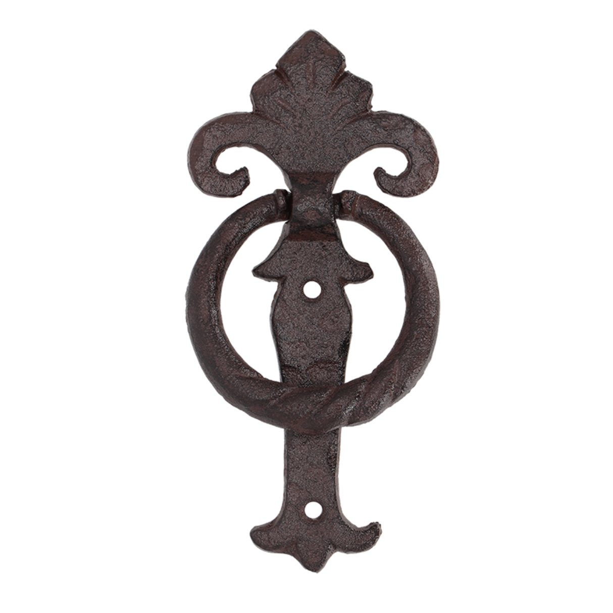 Door Knocker - Cast Iron French Lily (8 x 3 x 16cm)