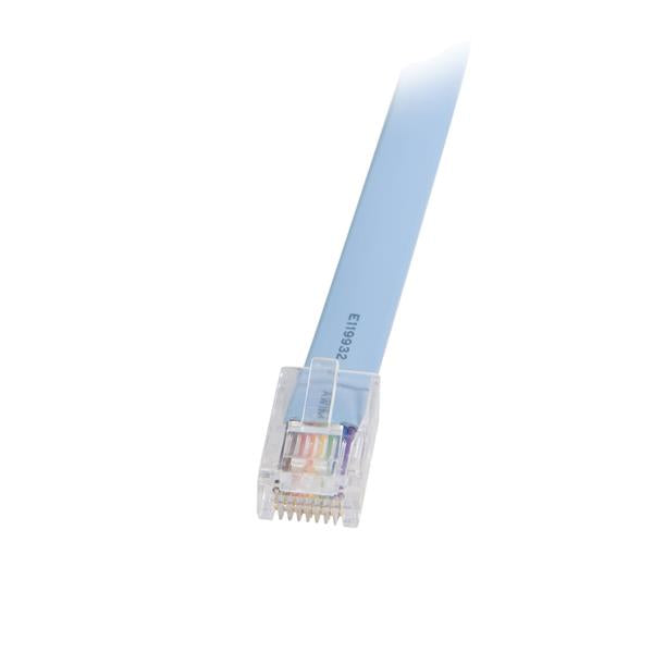 1.8m RJ45 to DB9 Cisco console cable for seamless router management and configuration, compatible with various Cisco models.