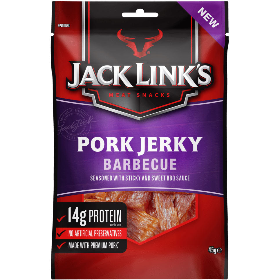 Jack Link’s Pork Jerky BBQ 45g - Pack of 10