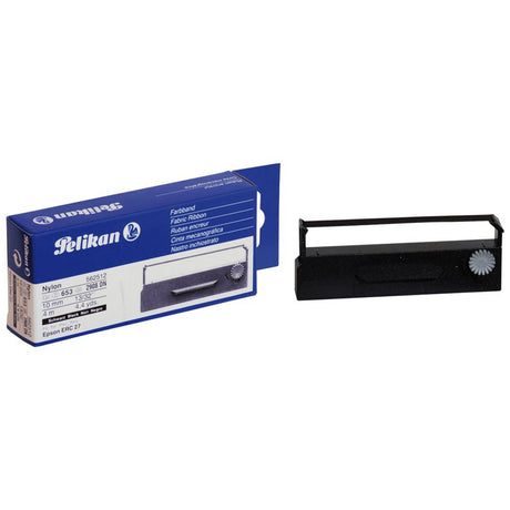 Pelikan Epson ERC-27 Black Ribbon, high-quality, compatible ink for crisp prints in Epson impact printers.