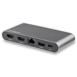 Dual HDMI Monitor USB C Docking Station for Windows® Laptops