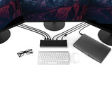 USB-C Dock 4K Triple Monitor DisplayPort/HDMI 100W PD, USB Hub