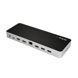 Dual Monitor USB C Dock - Windows/Mac - Dual 4K DP/HDMI - 60W Power Delivery, SD