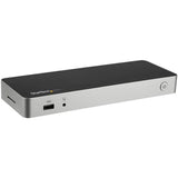 Dual Monitor USB C Dock - Windows/Mac - Dual 4K DP/HDMI - 60W Power Delivery, SD