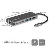 USB-C Multiport Adapter - SD - Power Delivery - 4K HDMI - GbE - 2x USB 3.0